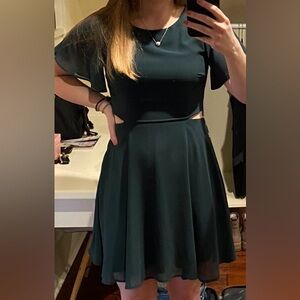 Lulu's Forest Green Mini Dress